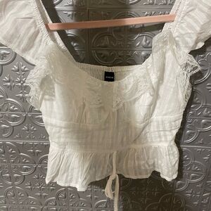 SHEIN MOD Women's Solid Color
Simple Daily Jacquard Woven Shirt